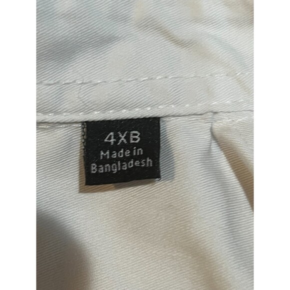 Sean John White Button Down Shirt 4XB - Picture 7 of 10